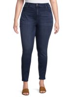 Terra & Sky Women's Plus Size Skinny Jeans, 29” Inseam